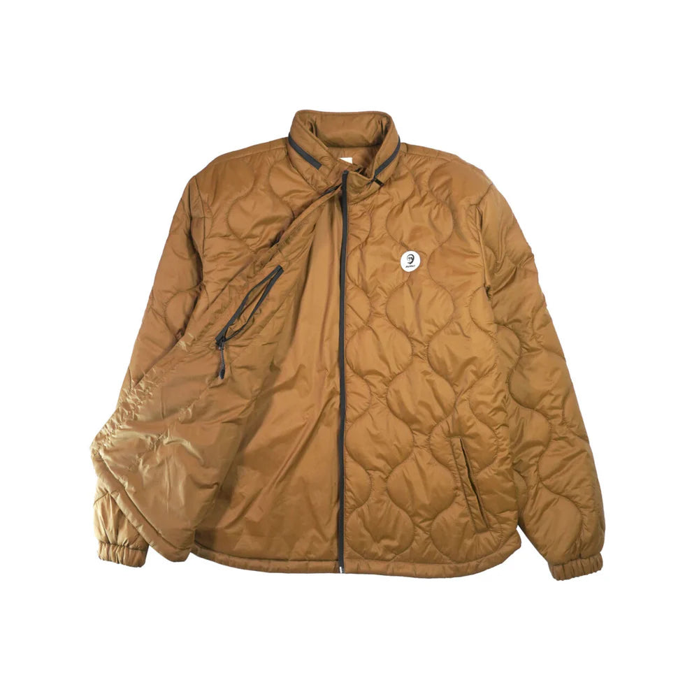 Instinct Warner Packable Puffer Jacket - Rust - Sun Diego Boardshop