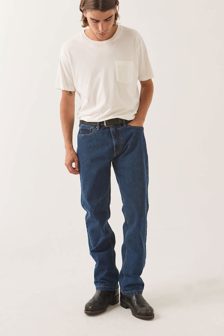 Brixton Men's Builders 5-Pocket Pant - Dark Denim - Sun Diego Boardshop