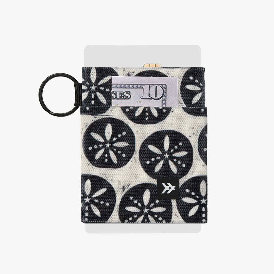 Thread Elastic Wallet - Sand Dollar Black