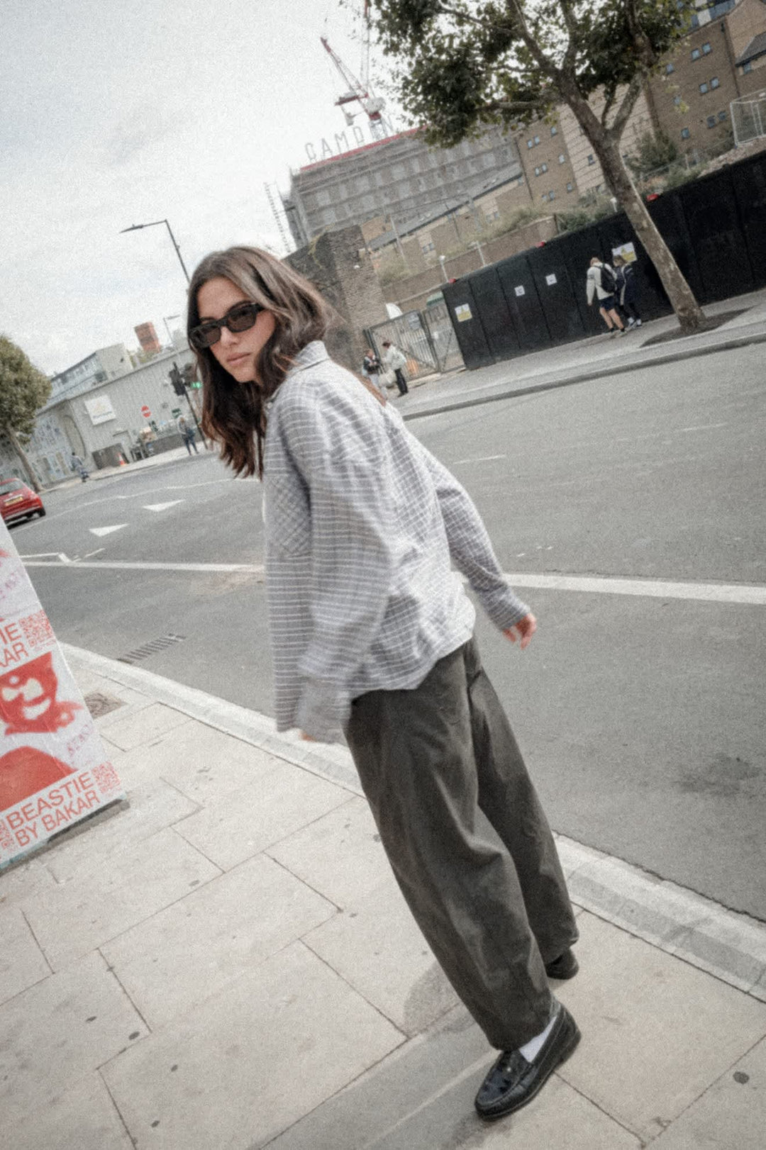 Brixton Women's Wayne Shirt - Soft Navy Plaid - Sun Diego Boardshop