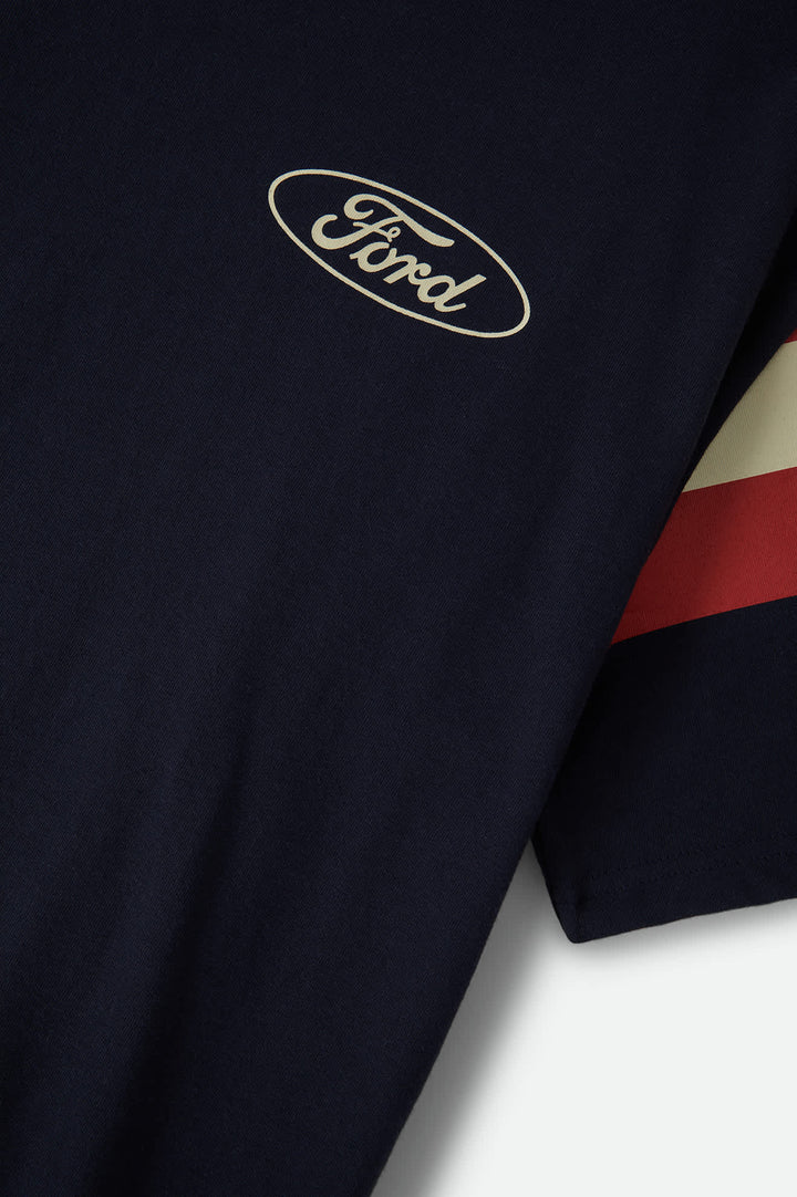 Brixton Men's Ford Built Tough Jersey - American Navy - Sun Diego Boardshop
