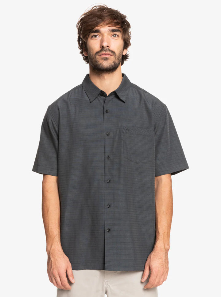 Quiksilver Centinela Premium Anti-Wrinkle Shirt - ANTHRACITE - Sun Diego Boardshop