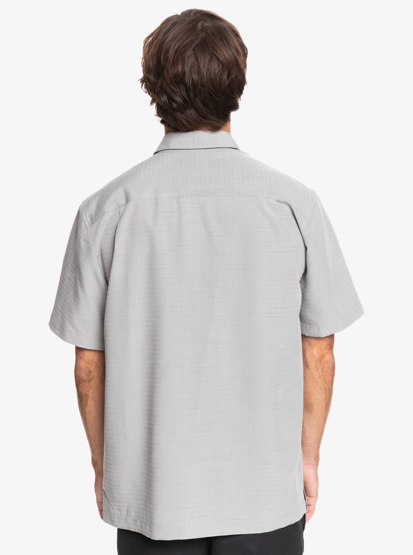 Quiksilver Waterman Centinela Premium Anti-Wrinkle Shirt - Flint Gray Centinella - Sun Diego Boardshop