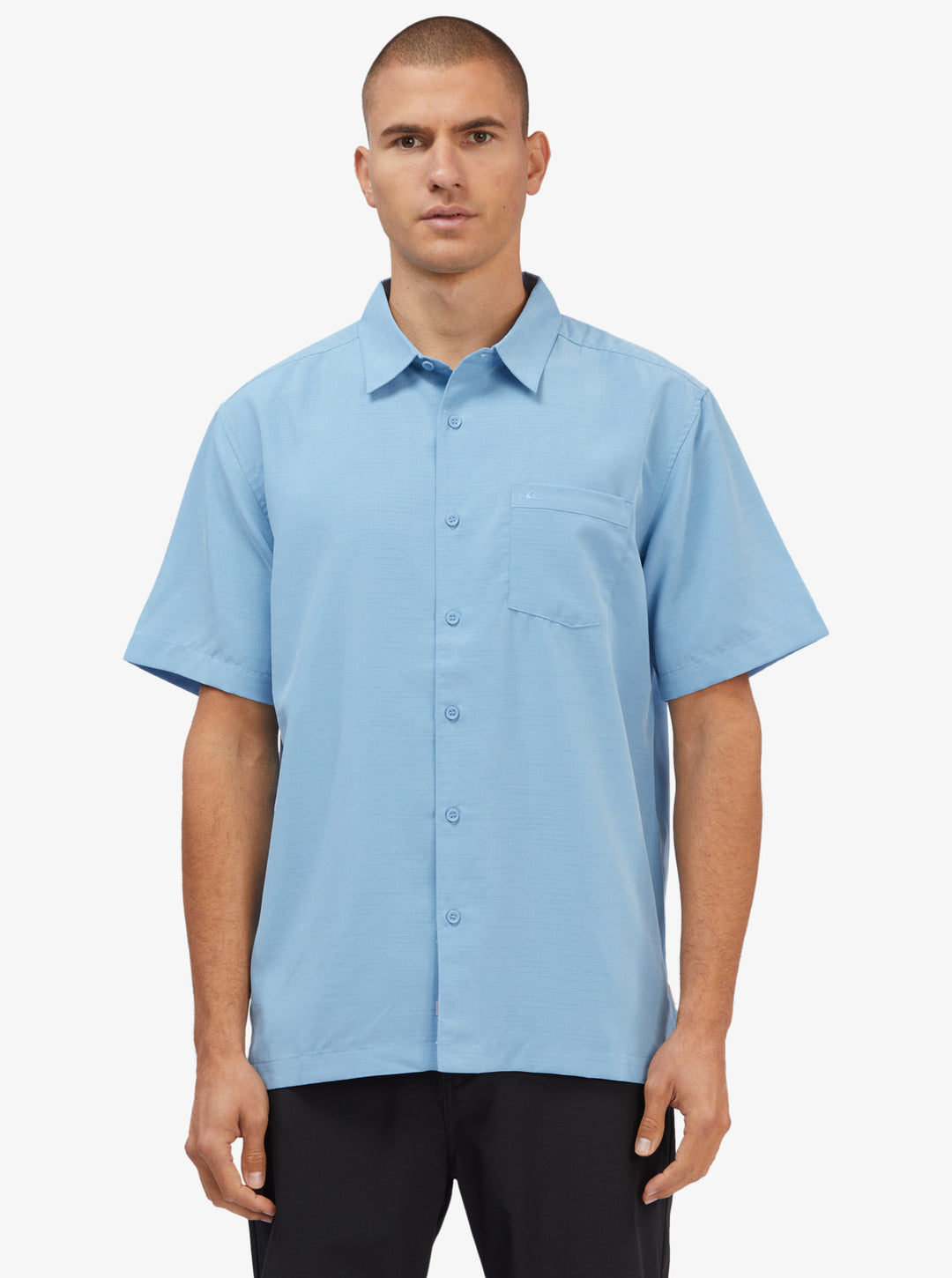 Quiksilver Waterman Centinela Premium Anti-Wrinkle Shirt - Dusk Blue - Sun Diego Boardshop