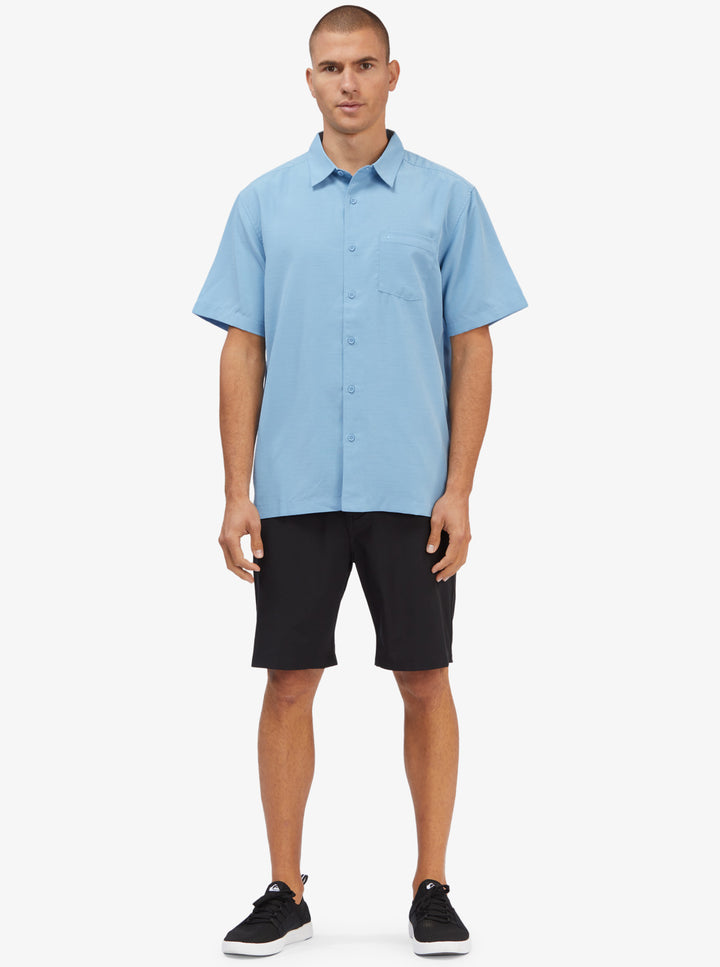 Quiksilver Waterman Centinela Premium Anti-Wrinkle Shirt - Dusk Blue - Sun Diego Boardshop