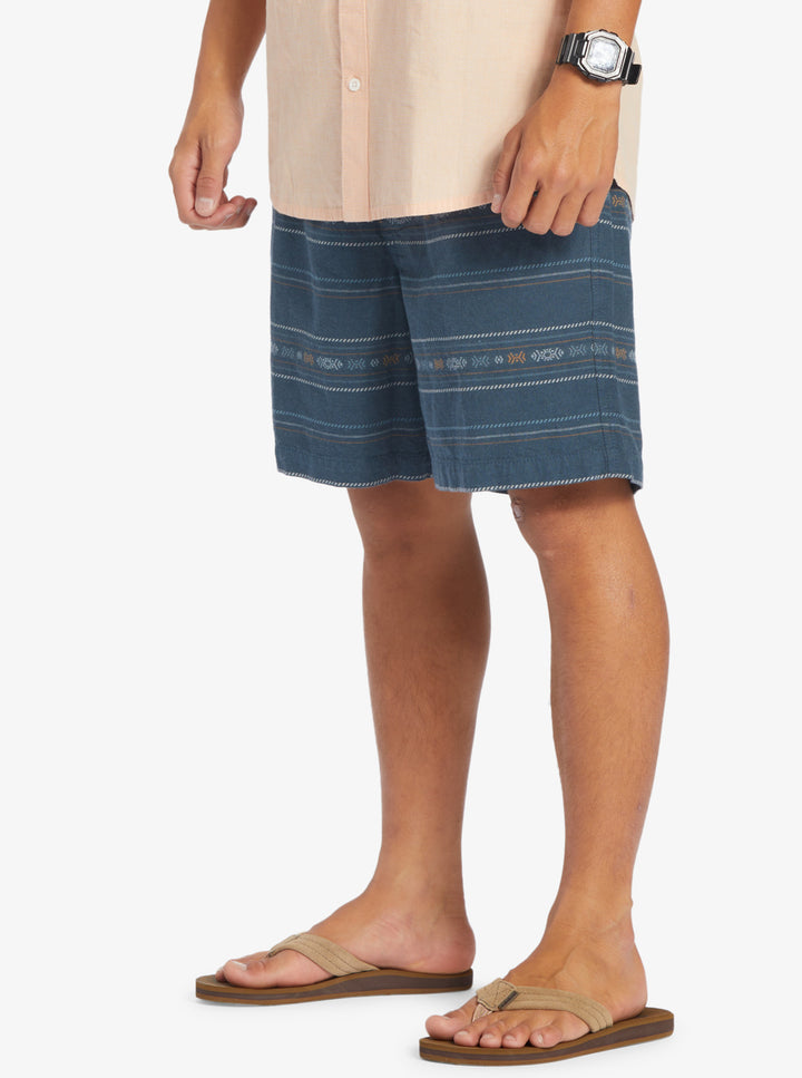 Quiksilver Taxer Jacquard Shorts - Midnight Navy Mini Jacquard - Sun Diego Boardshop