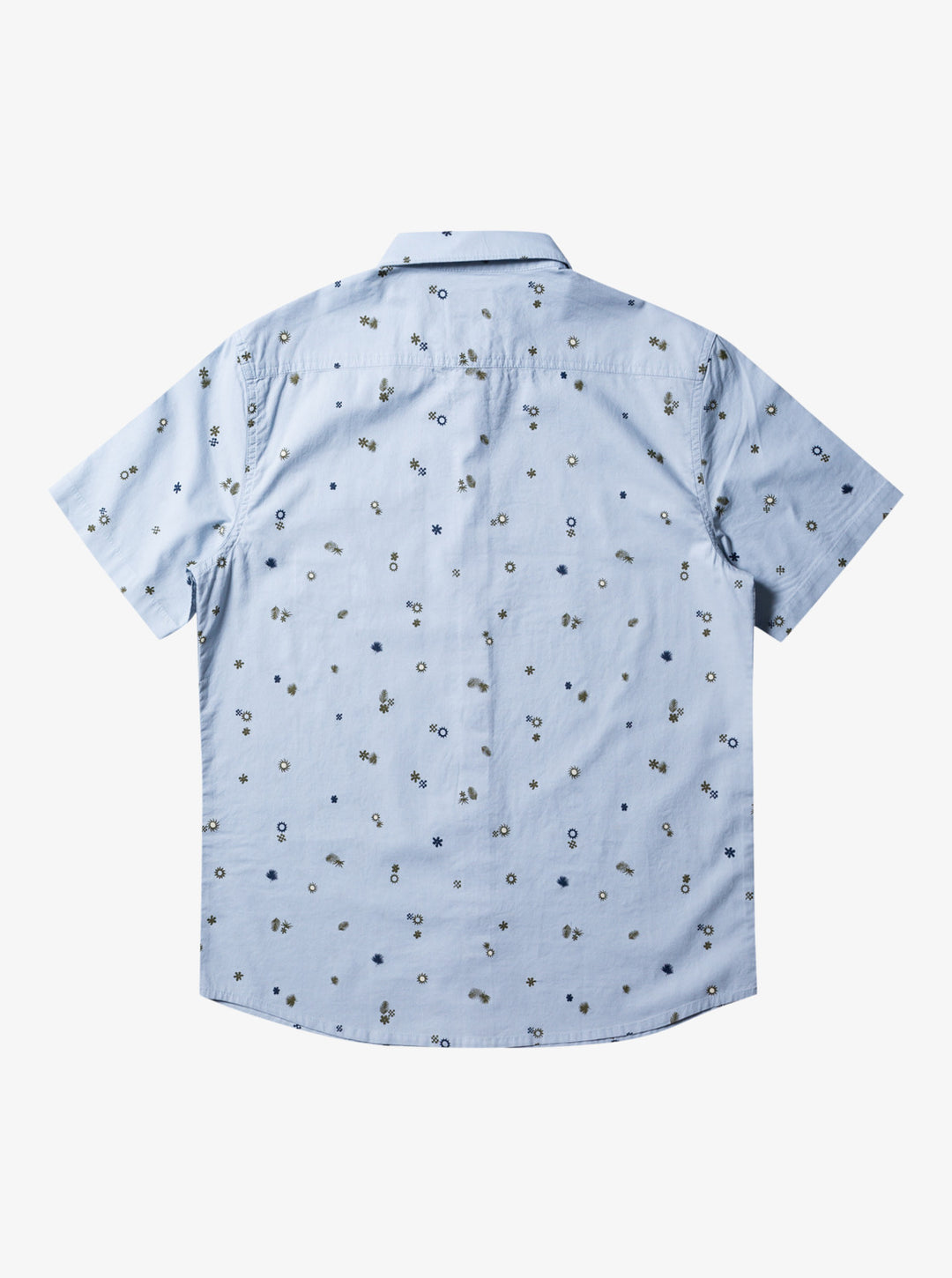 Quiksilver Peaceful Rave Short Sleeve Shirt - Celestial Blue - Sun Diego Boardshop