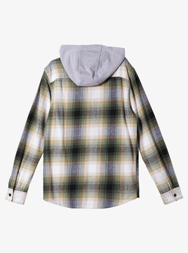 Quiksilver Kinloss Long Sleeve Hooded Shirt - Laurel - Sun Diego Boardshop