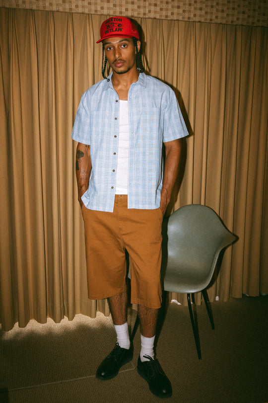 Brixton Choice Chino Baggy Short - Washed Copper - Sun Diego Boardshop