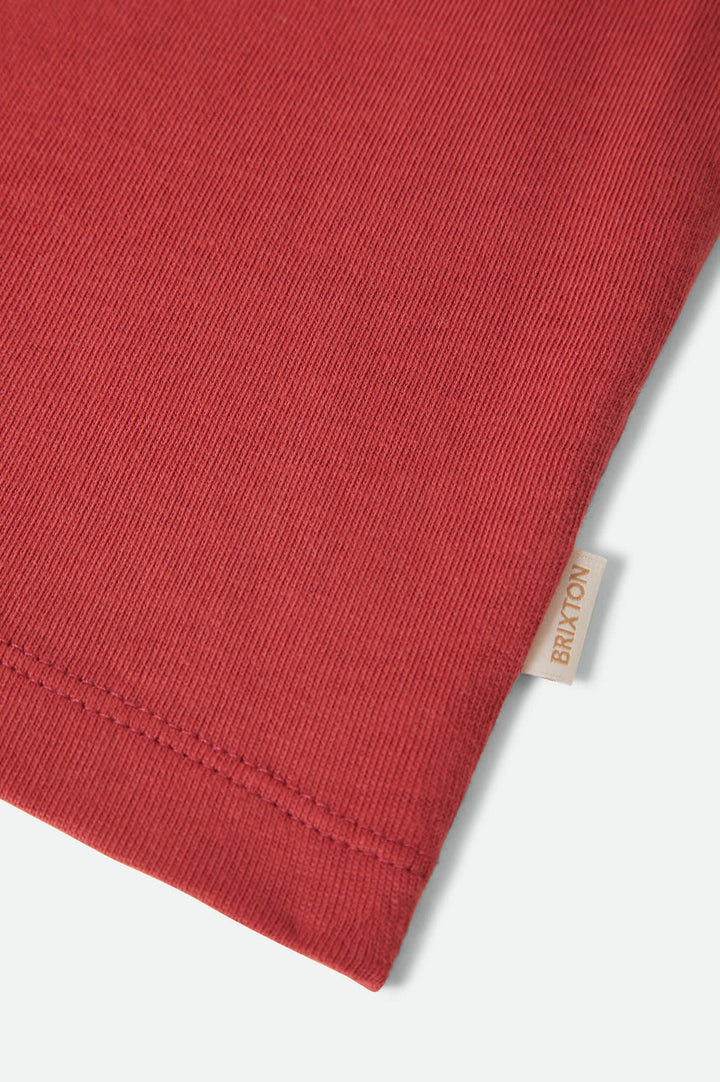 Brixton Women's Carefree Organic Garment Dye Cropped Tank - Robust Red - Sun Diego Boardshop