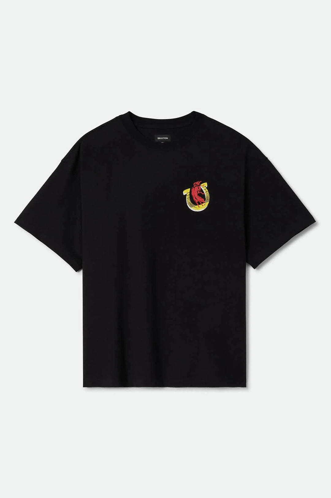 Brixton Men's Colt 45 Everytime Short Sleeve Oversized T-Shirt - Black - Sun Diego Boardshop