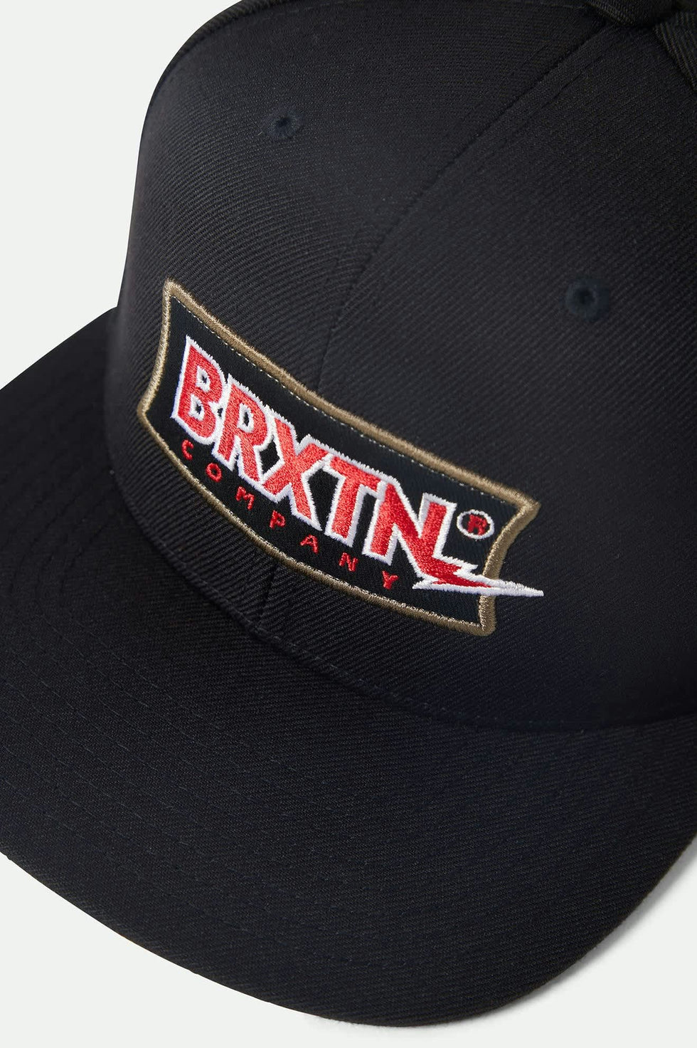 Brixton Lightning Snapback - Off White/Charcoal