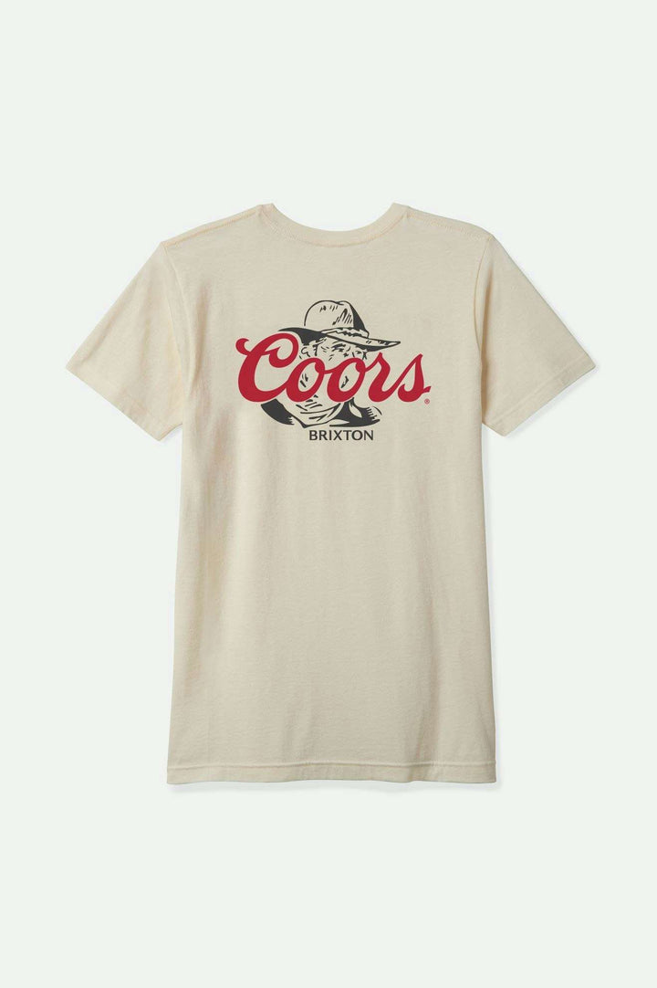 Brixton Coors Wayne S/S Standard T-Shirt - NATURAL - Sun Diego Boardshop