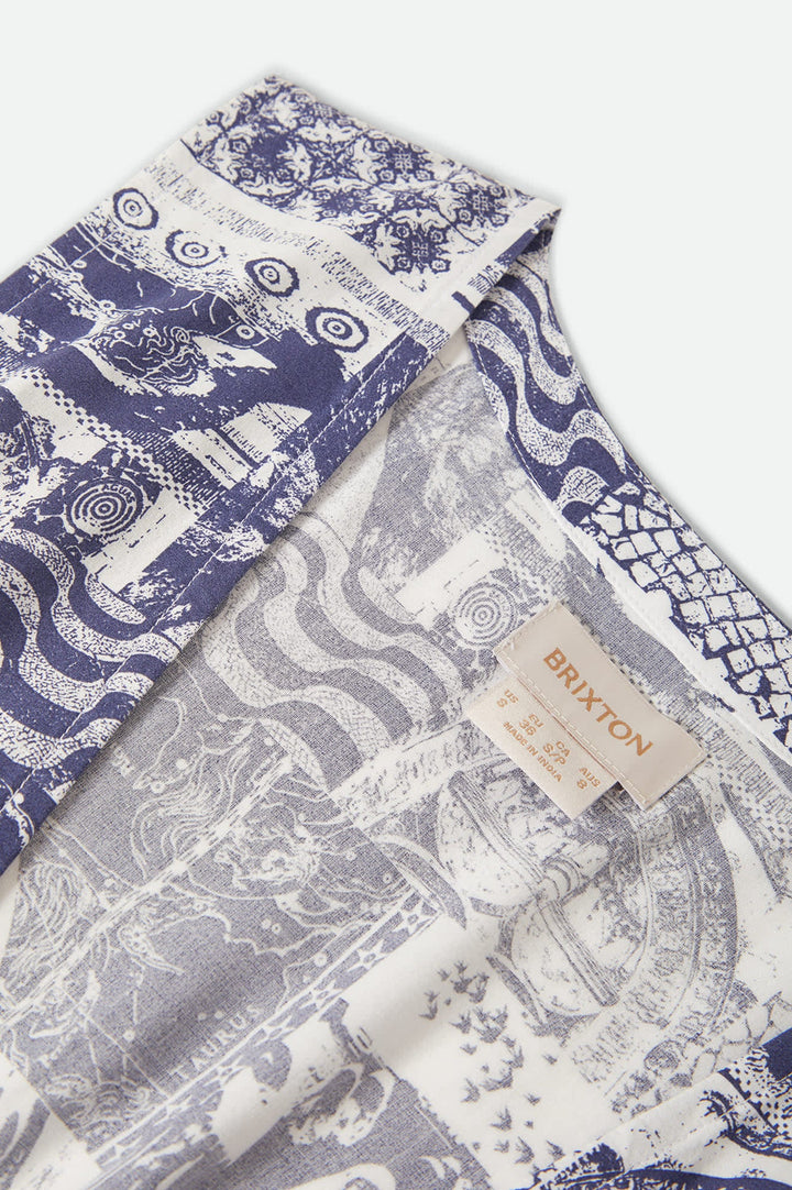 Brixton Women's The Bells Dress - Navy/White Collage - Sun Diego Boardshop