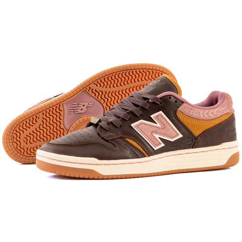 New Balance 304 x Jeremy Fish 480 - BROWN/PINK - Sun Diego Boardshop