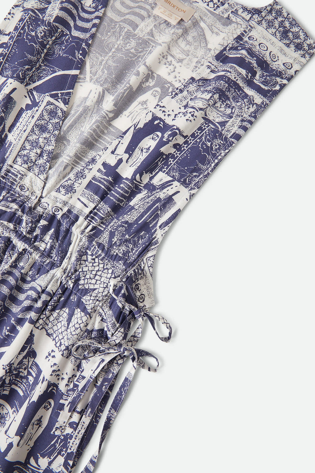 Brixton Women's The Bells Dress - Navy/White Collage - Sun Diego Boardshop