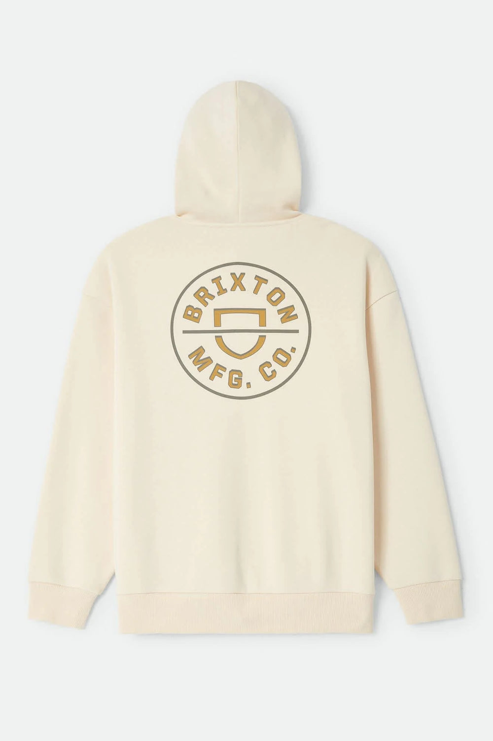 Brixton Men's Crest II Hood - Whitecap - Sun Diego Boardshop