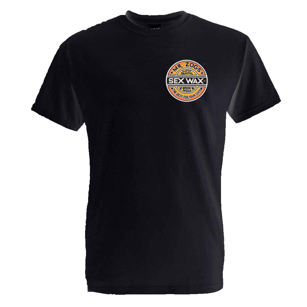 ZOG INDUSTRIES Sexwax Fade Men's Short Sleeve Tee - BLACK - Sun Diego Boardshop