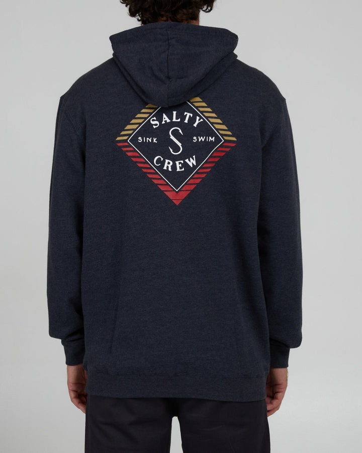 Salty Crew Faded Heather Zip Fleece - NAVY HEATHER - Sun Diego Boardshop