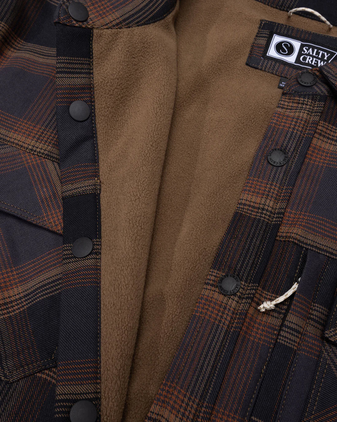 Salty Crew Fathom Tech Shacket - Phantom