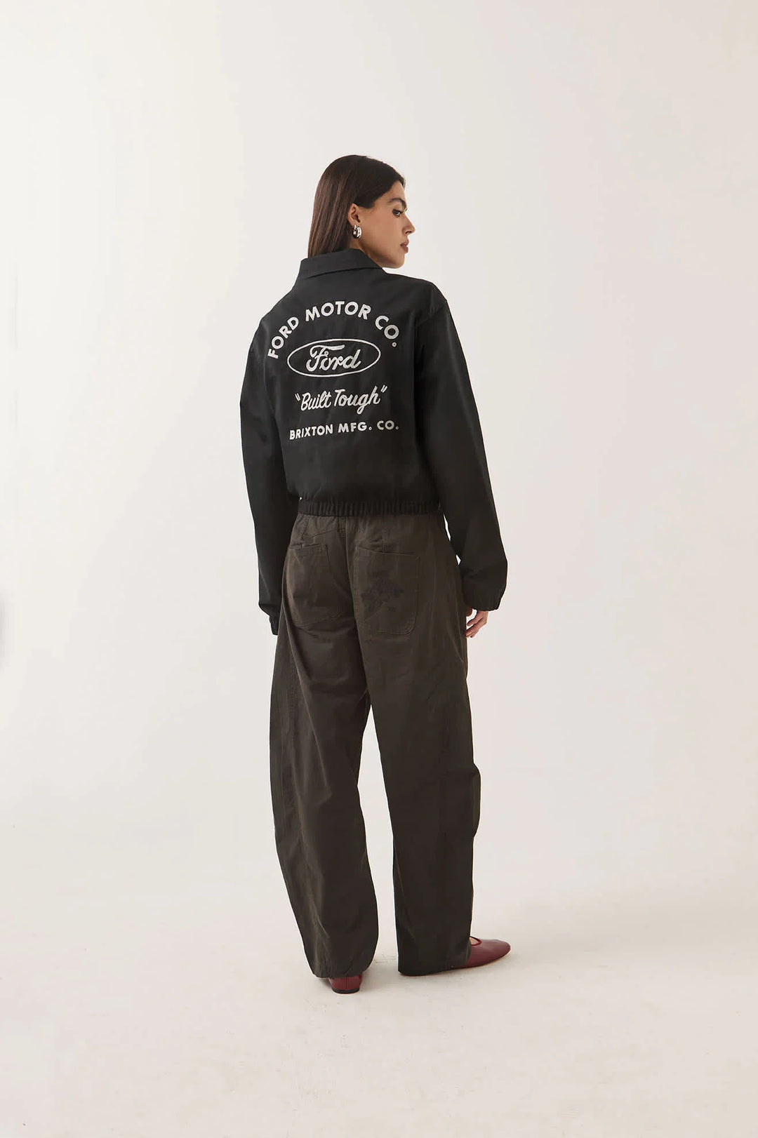 Brixton Men's Ford Built Tough Harrington Jacket - Burnt Rubber - Sun Diego Boardshop