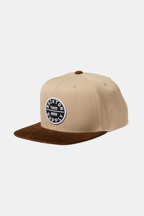 Brixton Oath III Snapback - KHAKI/SEPIA - Sun Diego Boardshop