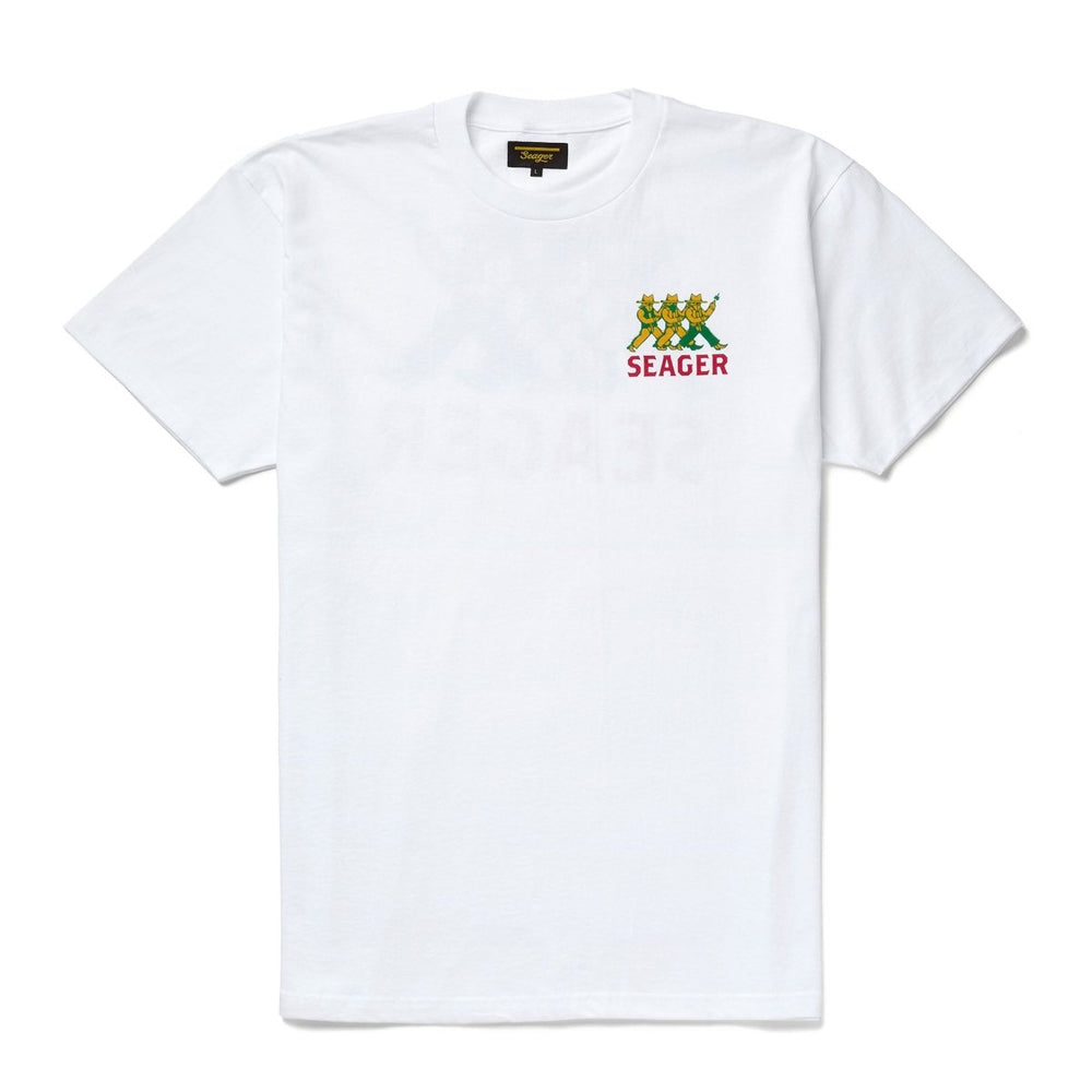 Seager Finger Guns Tee - WHITE - Sun Diego Boardshop