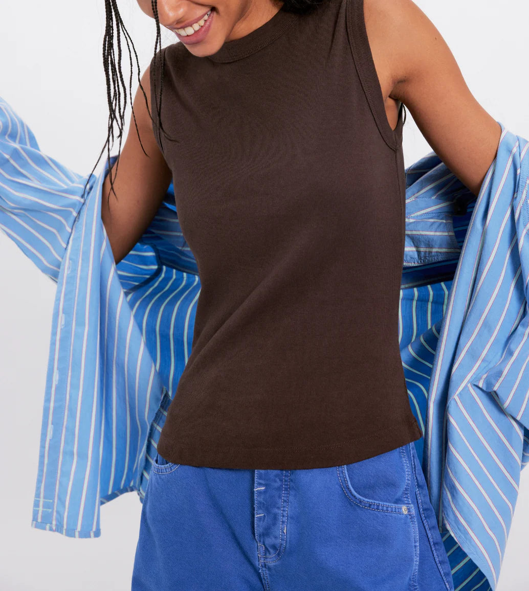 Free People Murphy Tank Top - Chocolatier - Sun Diego Boardshop