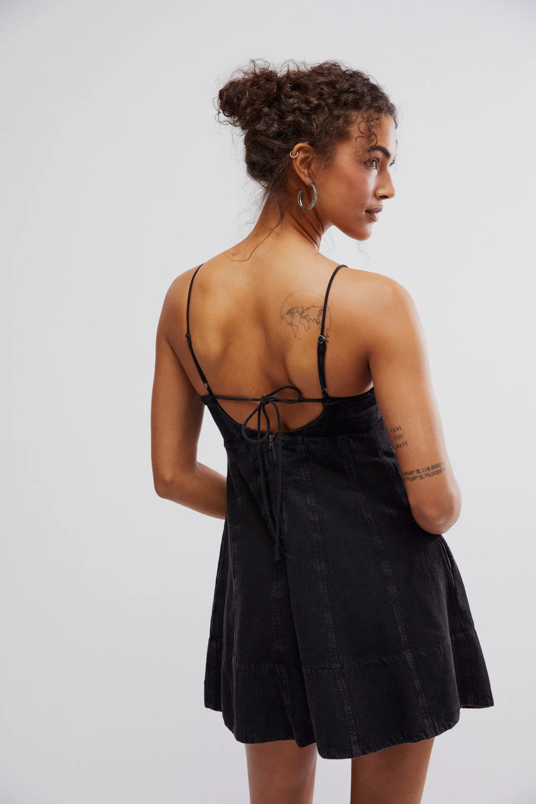 Free people black dress on sale