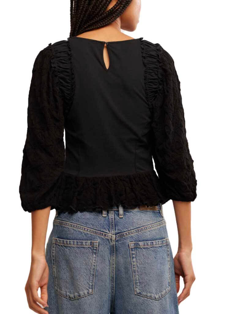 Free People Olivia Top - BLACK - Sun Diego Boardshop