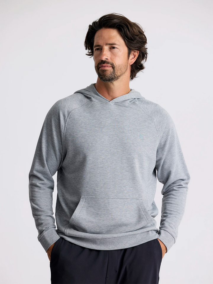 Free Fly Men's Bamboo Lightweight Fleece Hoodie - HEATHER GREY - Sun Diego Boardshop