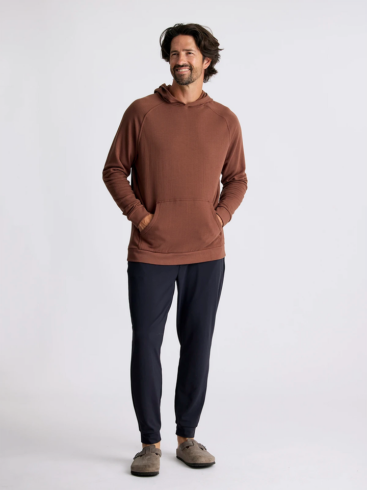 Free Fly Men'S Bamboo Lightweight Fleece Hoodie - Chestnut - Sun Diego Boardshop