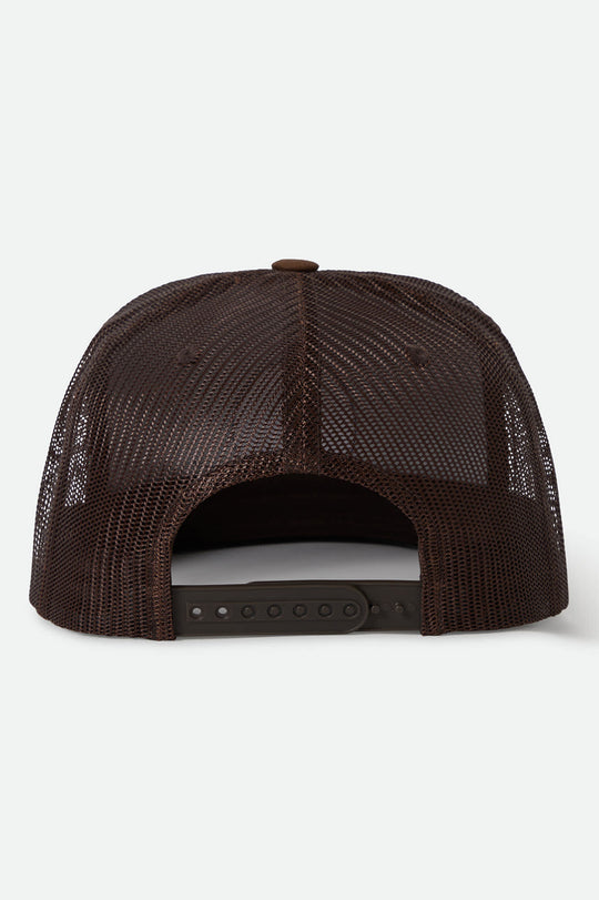 Brixton Oath Trucker Hat - PINECONE BROWN - Sun Diego Boardshop