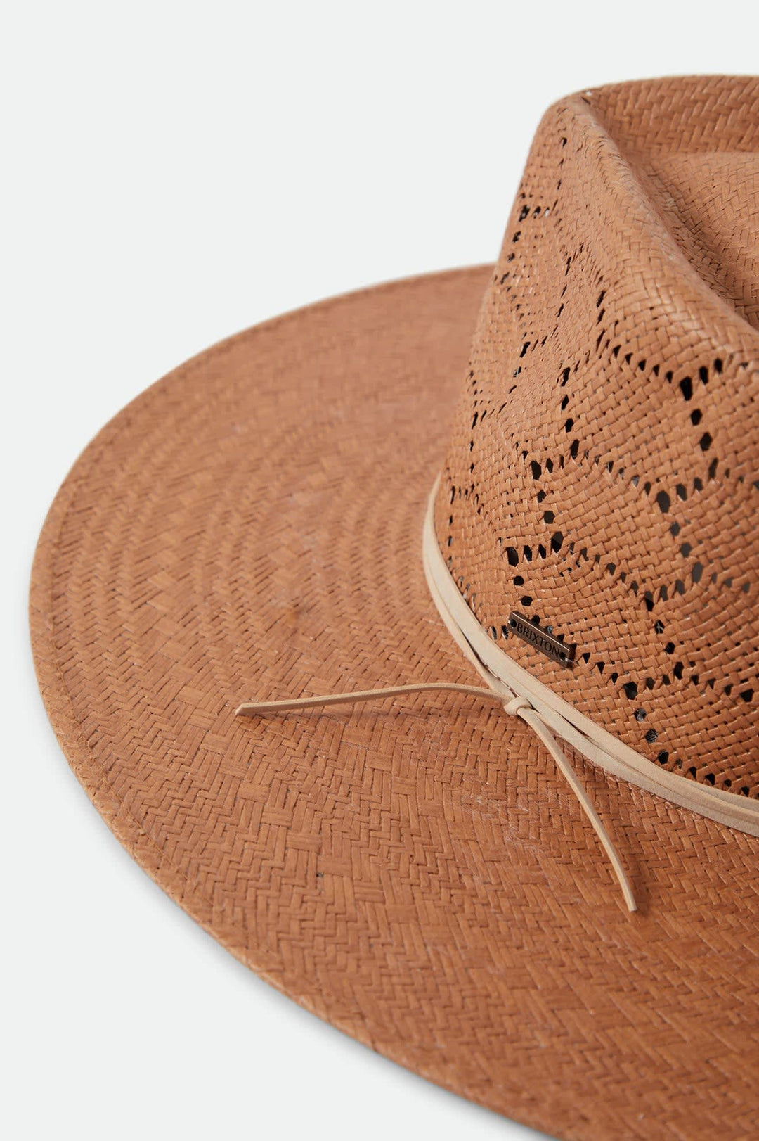 Brixton Women's Porto Straw Fedora - Italian Clay - Sun Diego Boardshop