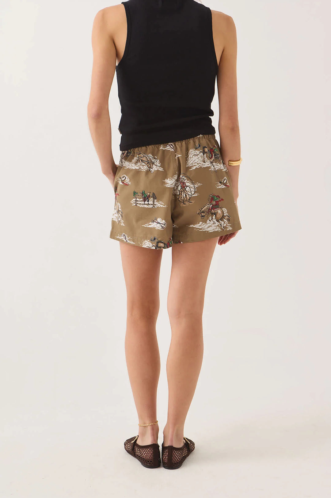 Brixton Women's Everyday Women's Short - Mid Century Cowboy Print - Sun Diego Boardshop