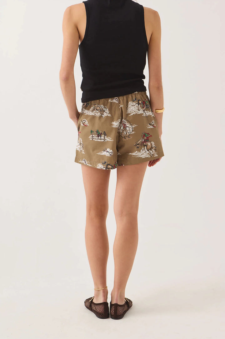 Brixton Women's Everyday Women's Short - Mid Century Cowboy Print - Sun Diego Boardshop