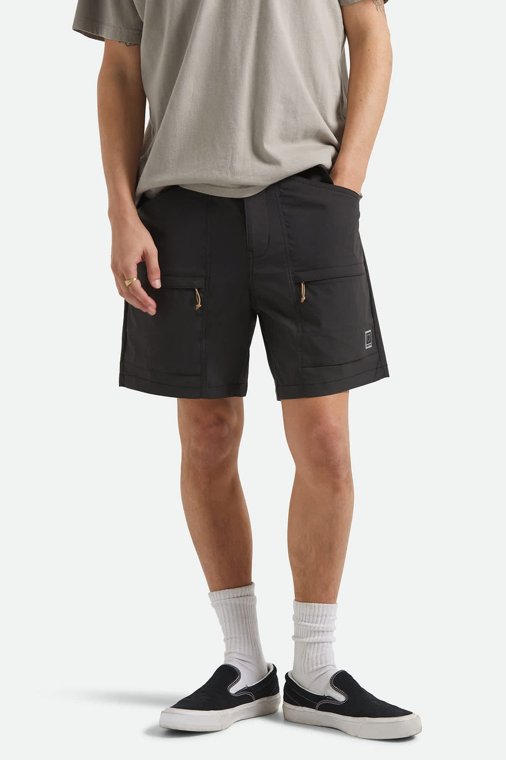 Brixton Men's Journey Utility Short - Black - Sun Diego Boardshop
