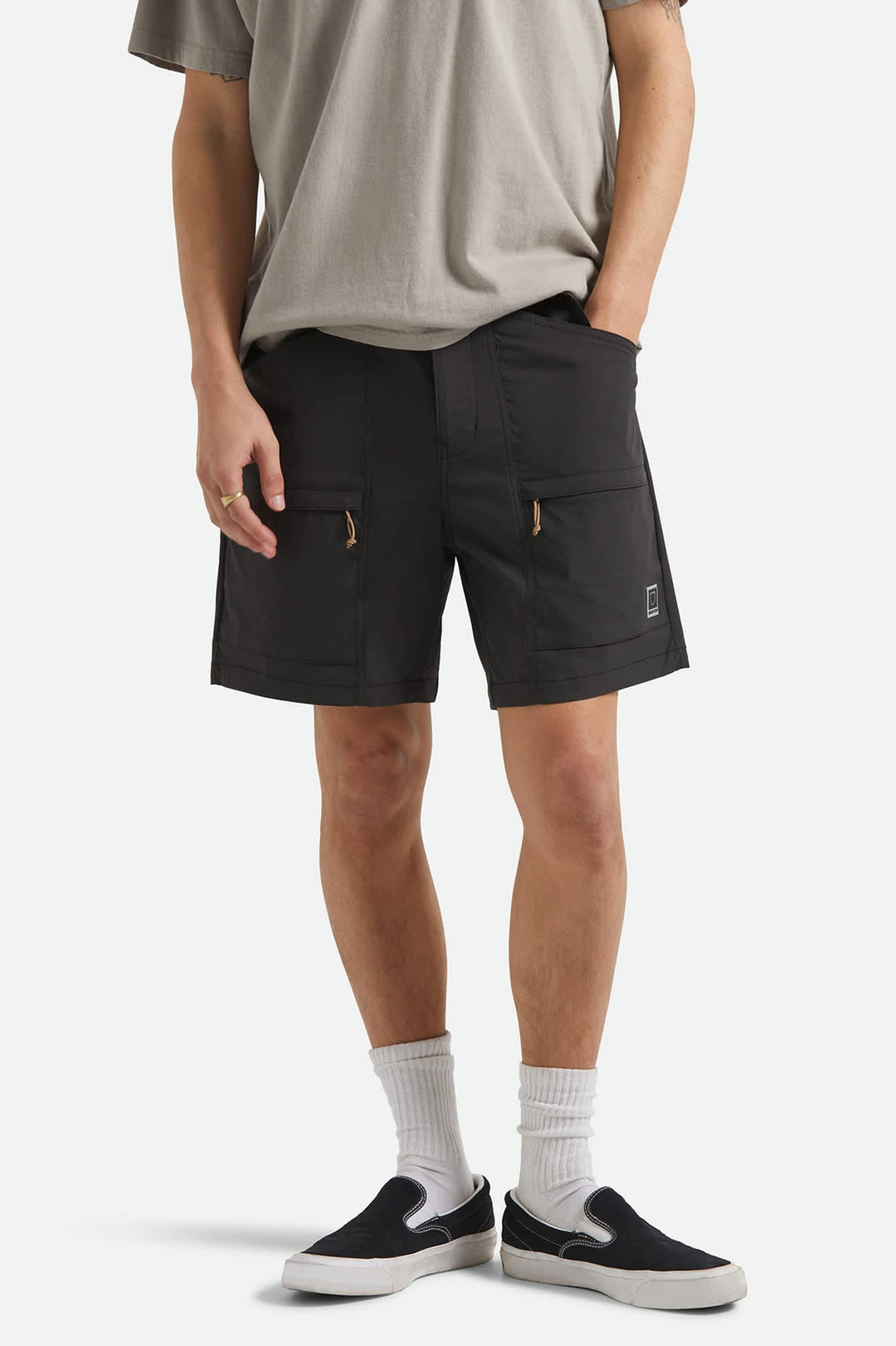 Brixton Men's Journey Utility Short - Black - Sun Diego Boardshop