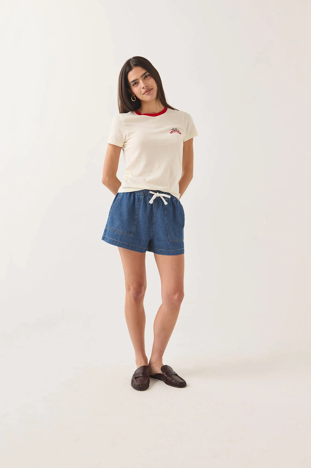 Brixton Women's Everyday Women's Short - Medium Chambray - Sun Diego Boardshop