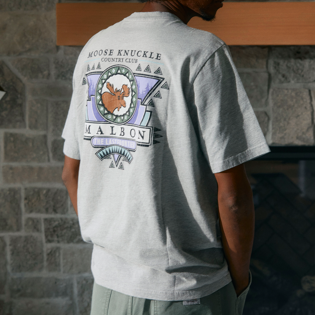 Malbon Moose Ss Pocket Tee - Ash Heather – Sun Diego Boardshop Malbon Moose Ss Pocket Tee - Ash Heather – Sun Diego Boardshop