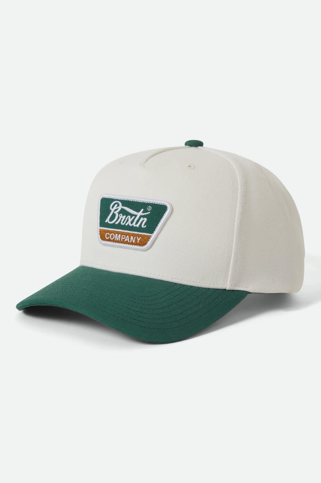 Brixton Men's Linwood NetPlus Snapback - Off White/Primal Green - Sun Diego Boardshop