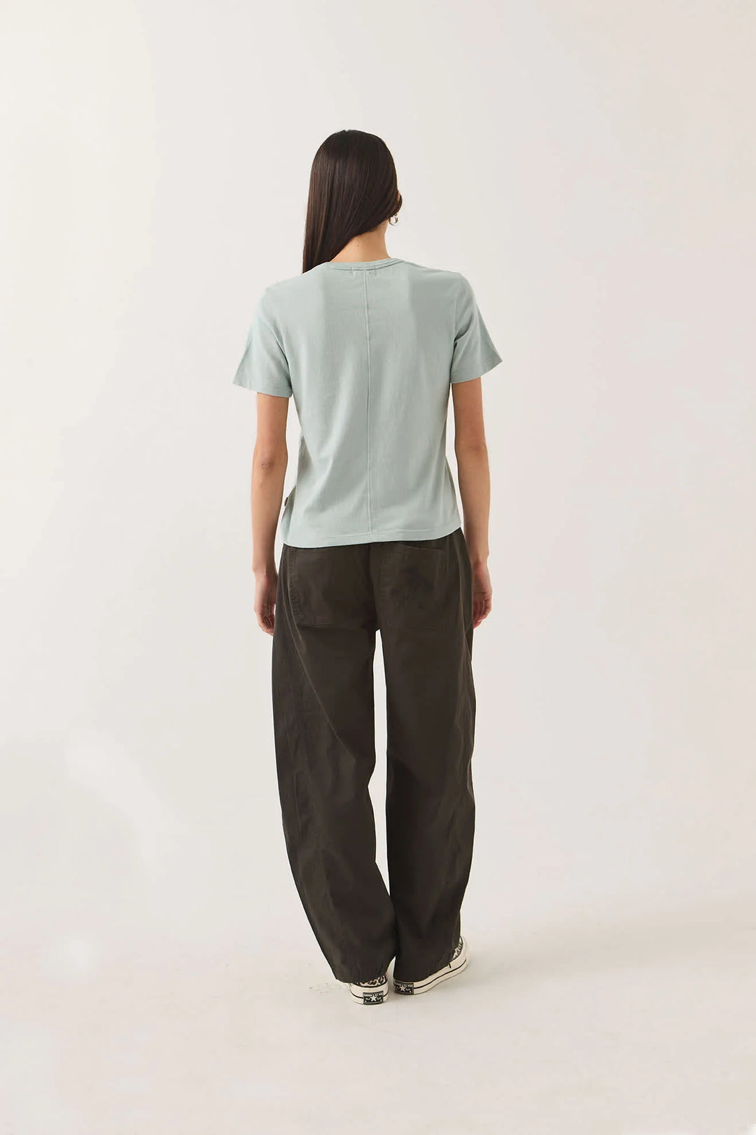 Brixton Women's Carefree Organic Garment Dye Perfect T-Shirt - Sea Grass - Sun Diego Boardshop