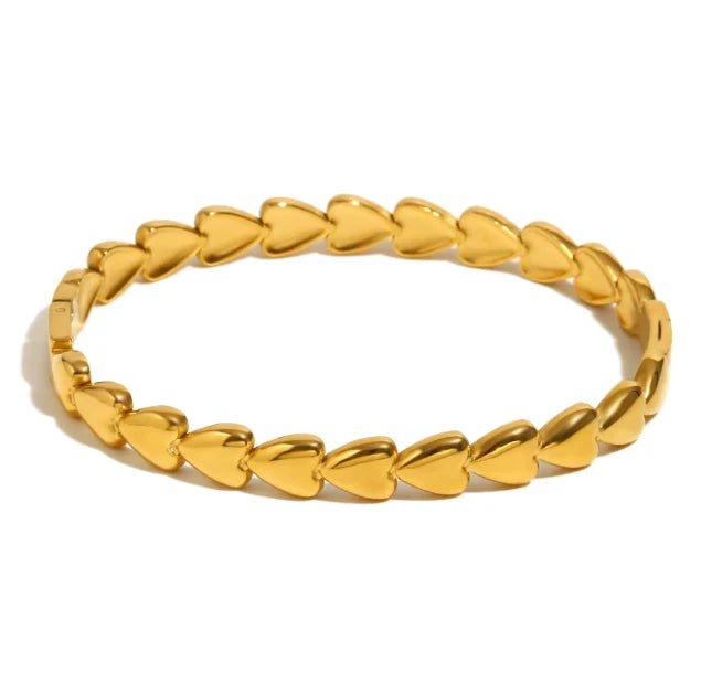 Salty Cali Love Bangle - Gold - Sun Diego Boardshop