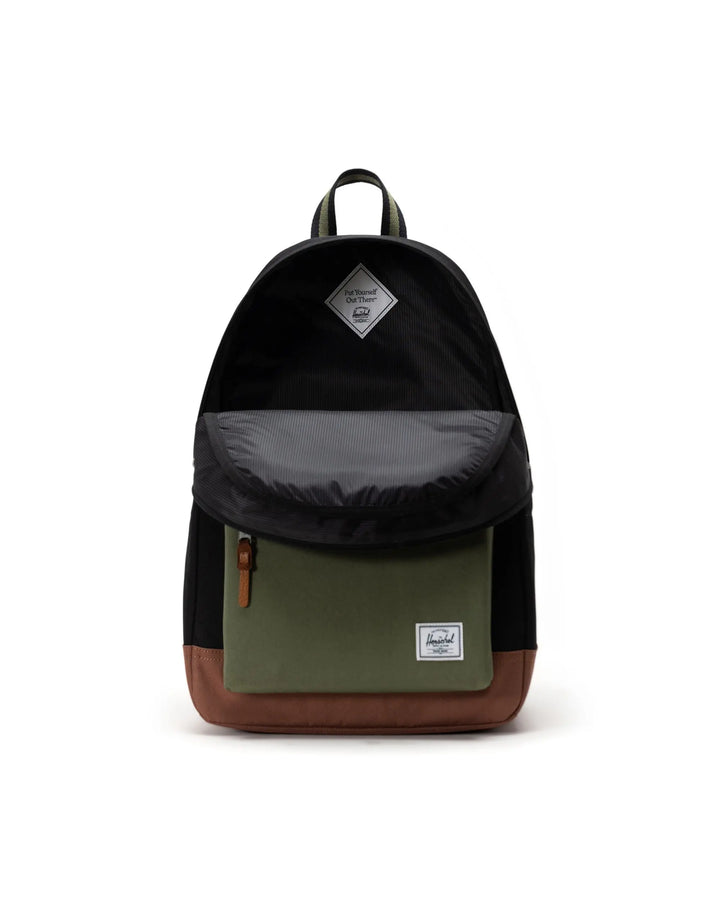 Herschel Supply Co Heritage Backpack - 24L - BLACK/FOUR LEAF - Sun Diego Boardshop