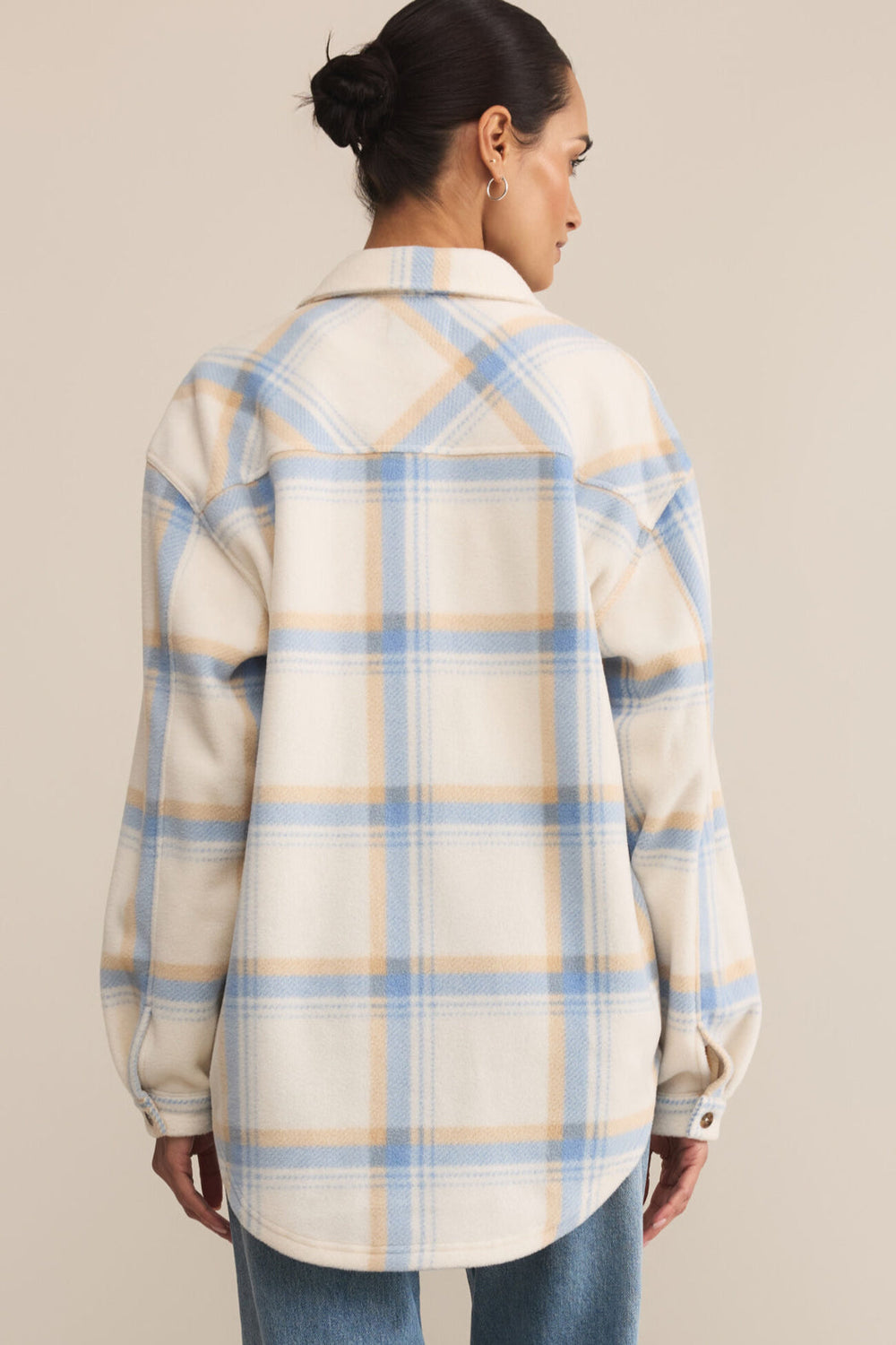 Z-Supply Hiker Two Tone Fleece Jacket - Crystal - Sun Diego Boardshop