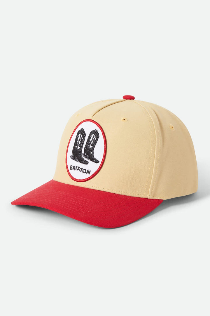 Brixton Women's Two Boots Netplus Snapback - Celestial Yellow/Red - Sun Diego Boardshop
