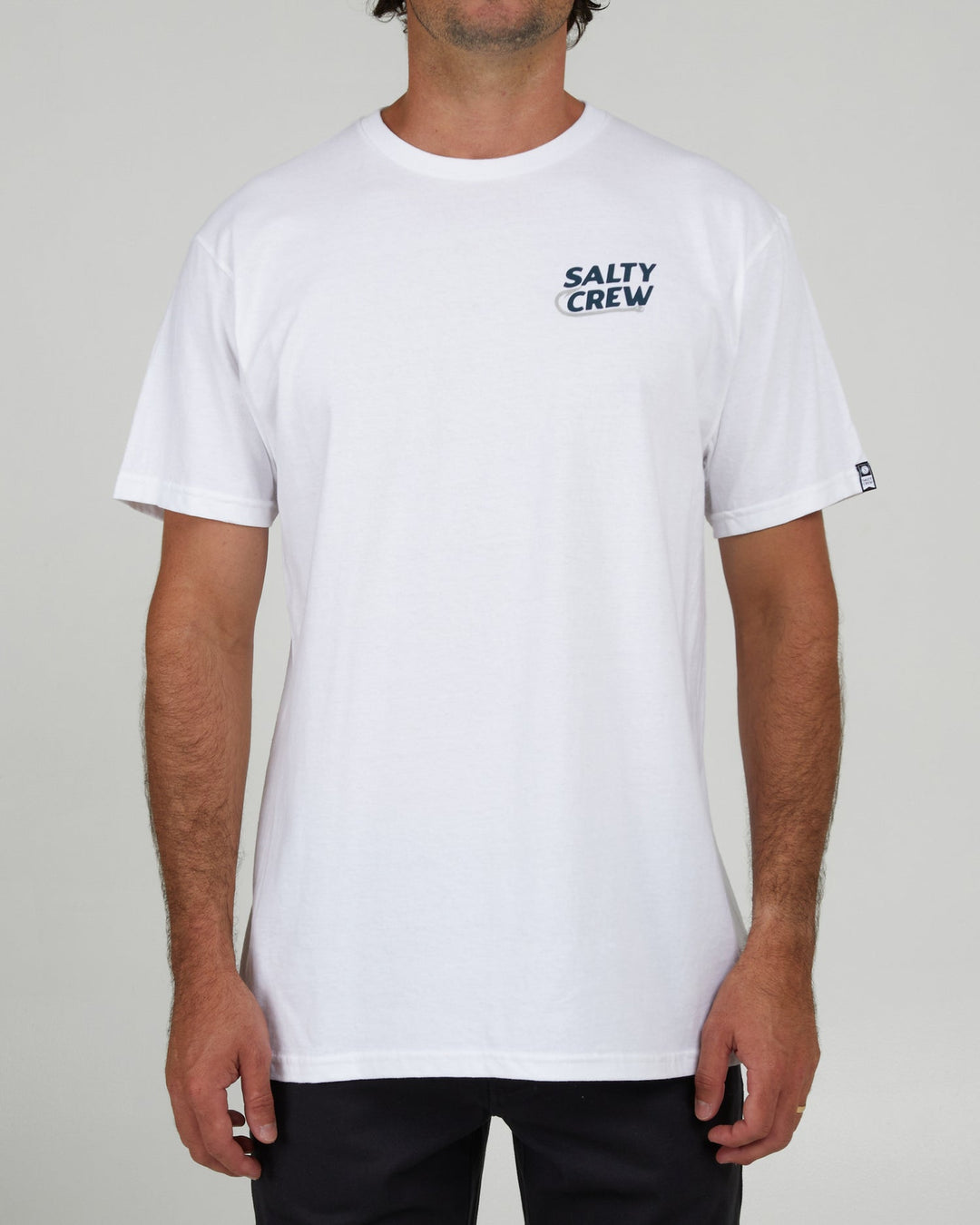 Salty Crew Hook Up White S/S Standard Tee - WHITE - Sun Diego Boardshop