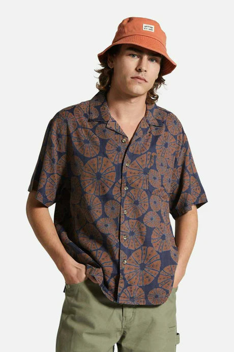 Brixton Bunker Slub Shirt - WASHED NAVY/SEPIA - Sun Diego Boardshop