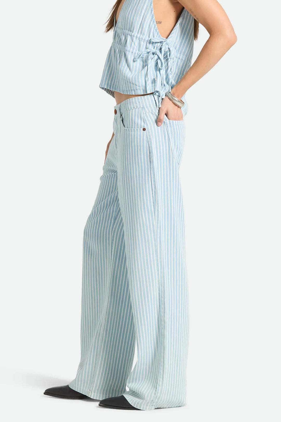 Brixton Women's The Chloe 5-Pocket Pant - Two Boot Stripe - Sun Diego Boardshop