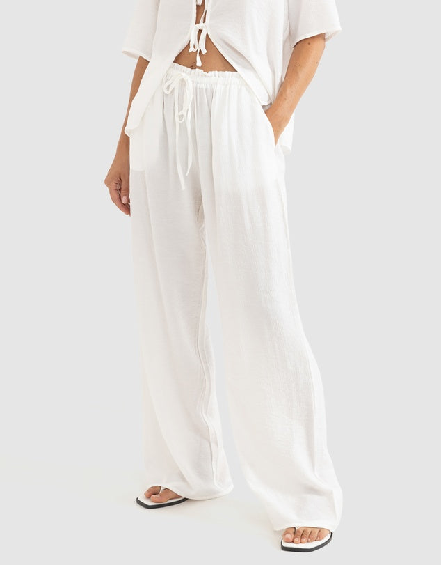 Rhythm Airlie Beach Pant - White